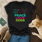 Peace Love Dogs T-Shirt ✌️❤️🐶