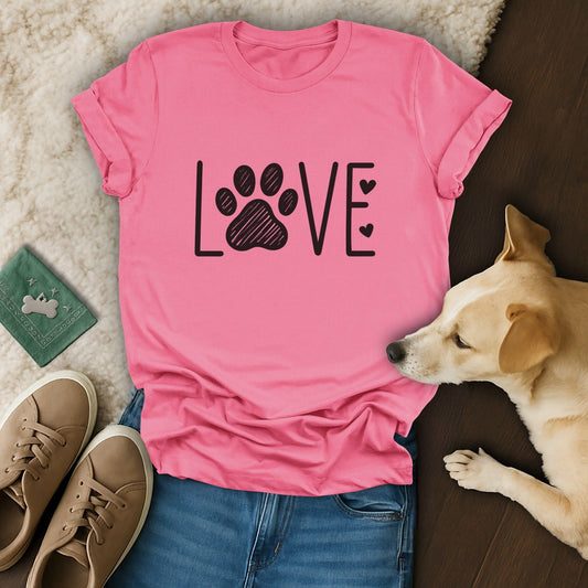 Paw Print T-Shirt 🐾🤍