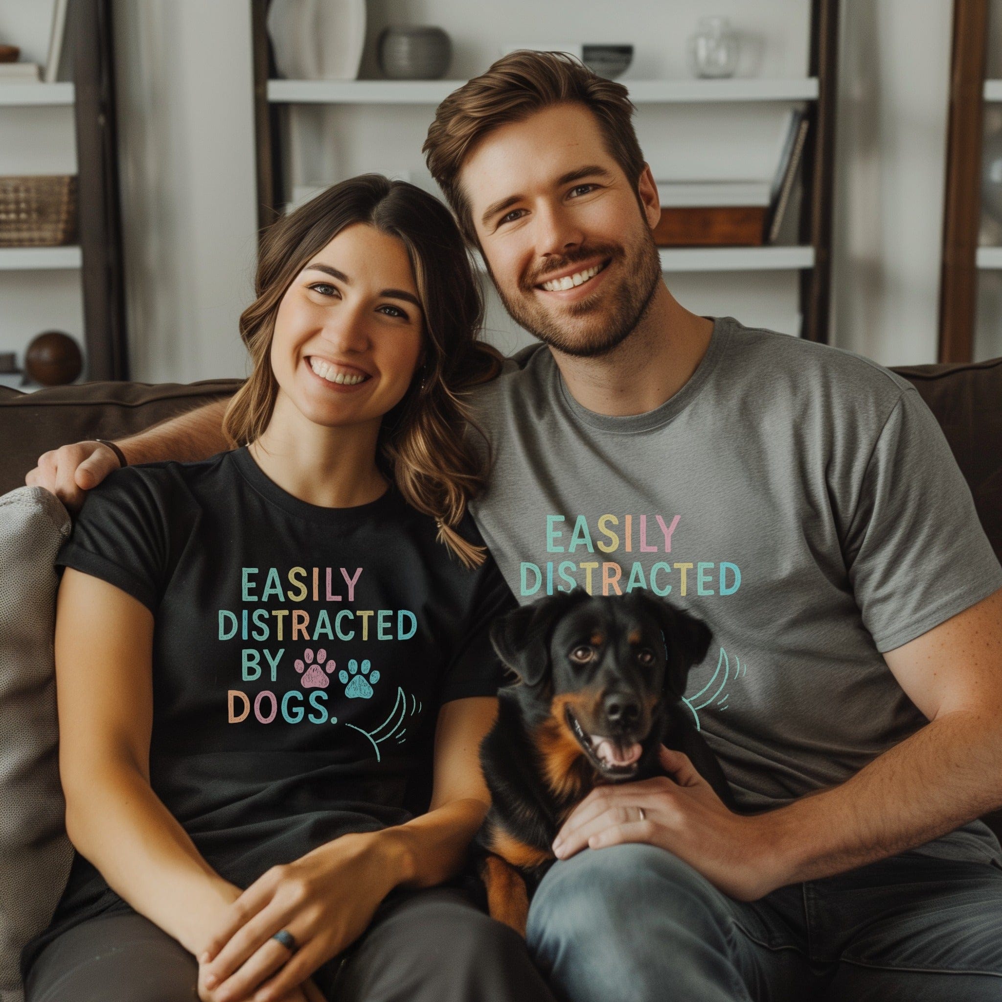 Easily Distracted 🐶🐶 T-Shirt