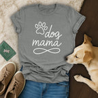 Cute Dog Mama Paw T-Shirt 🐾🐕