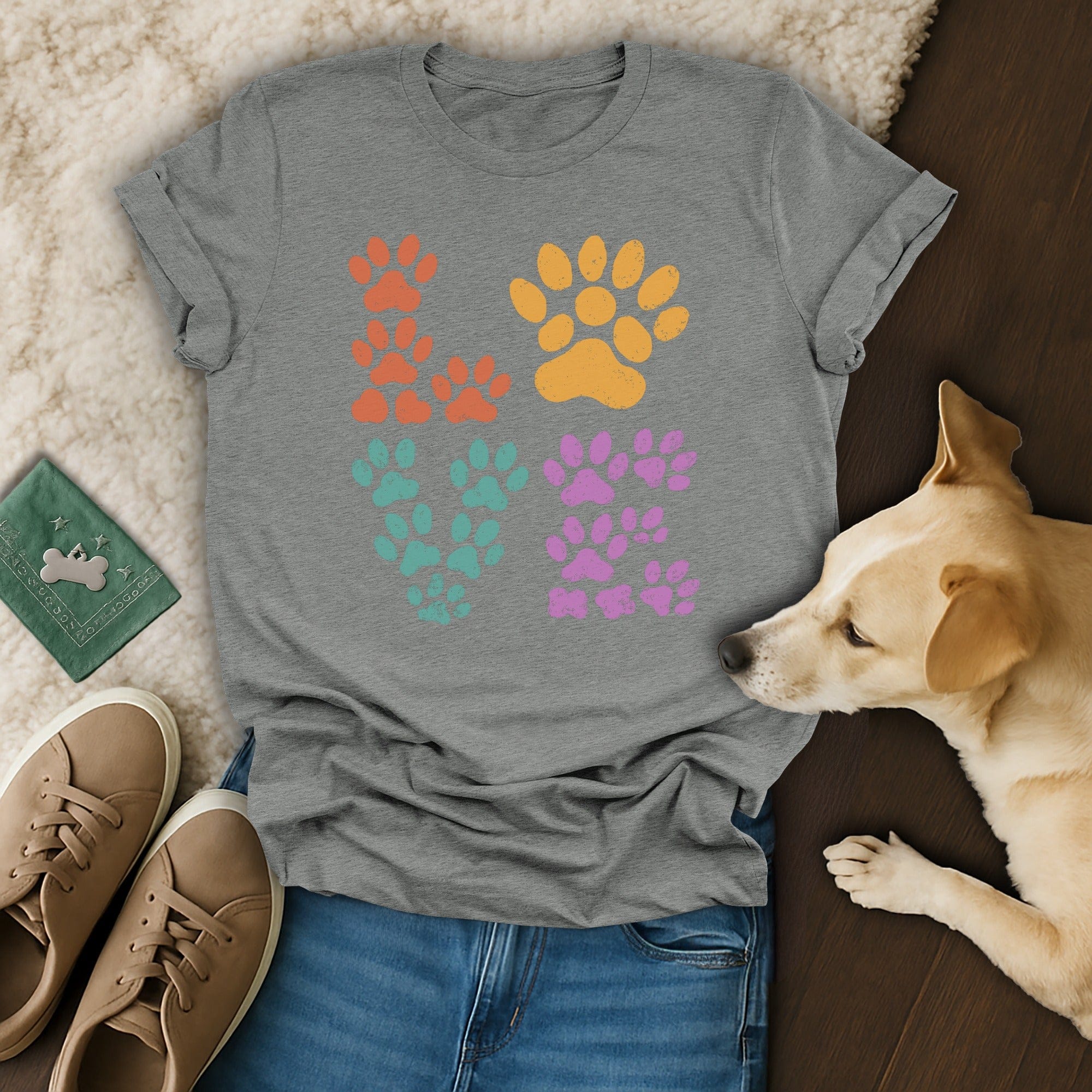 Love Paw Prints T-Shirt 🐶