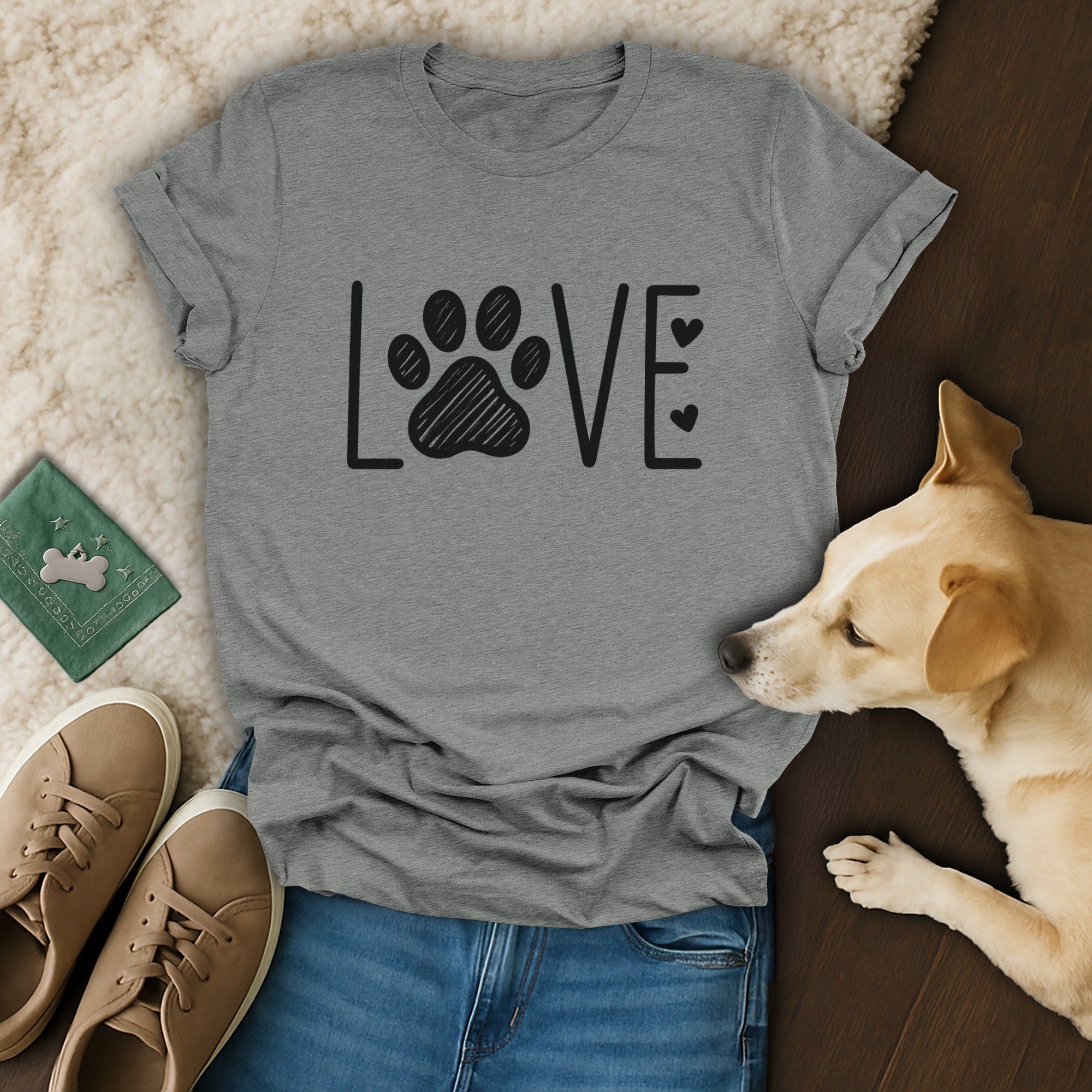 Paw Print T-Shirt 🐾🤍