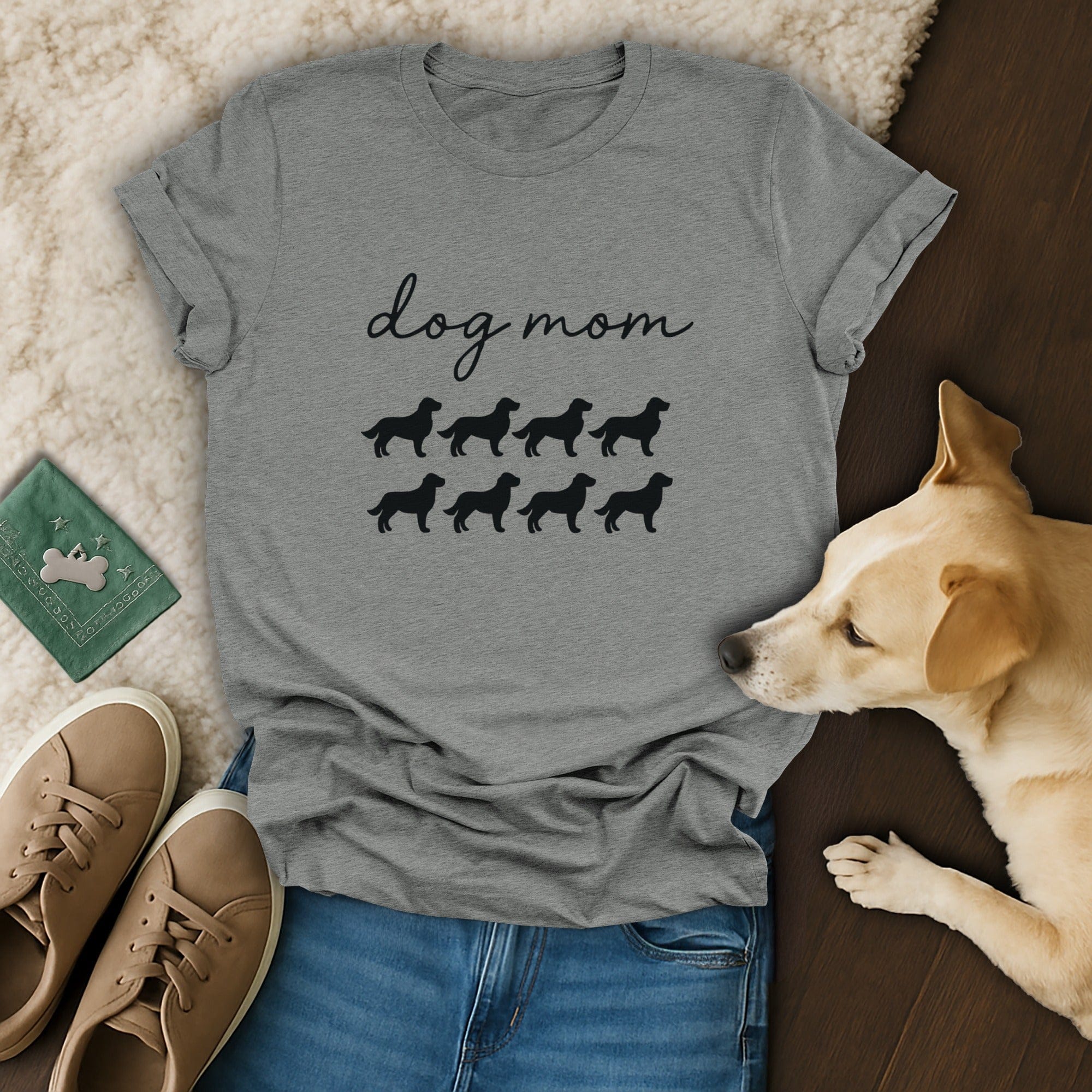 Cute Dog Mom T-Shirt 💜🐶