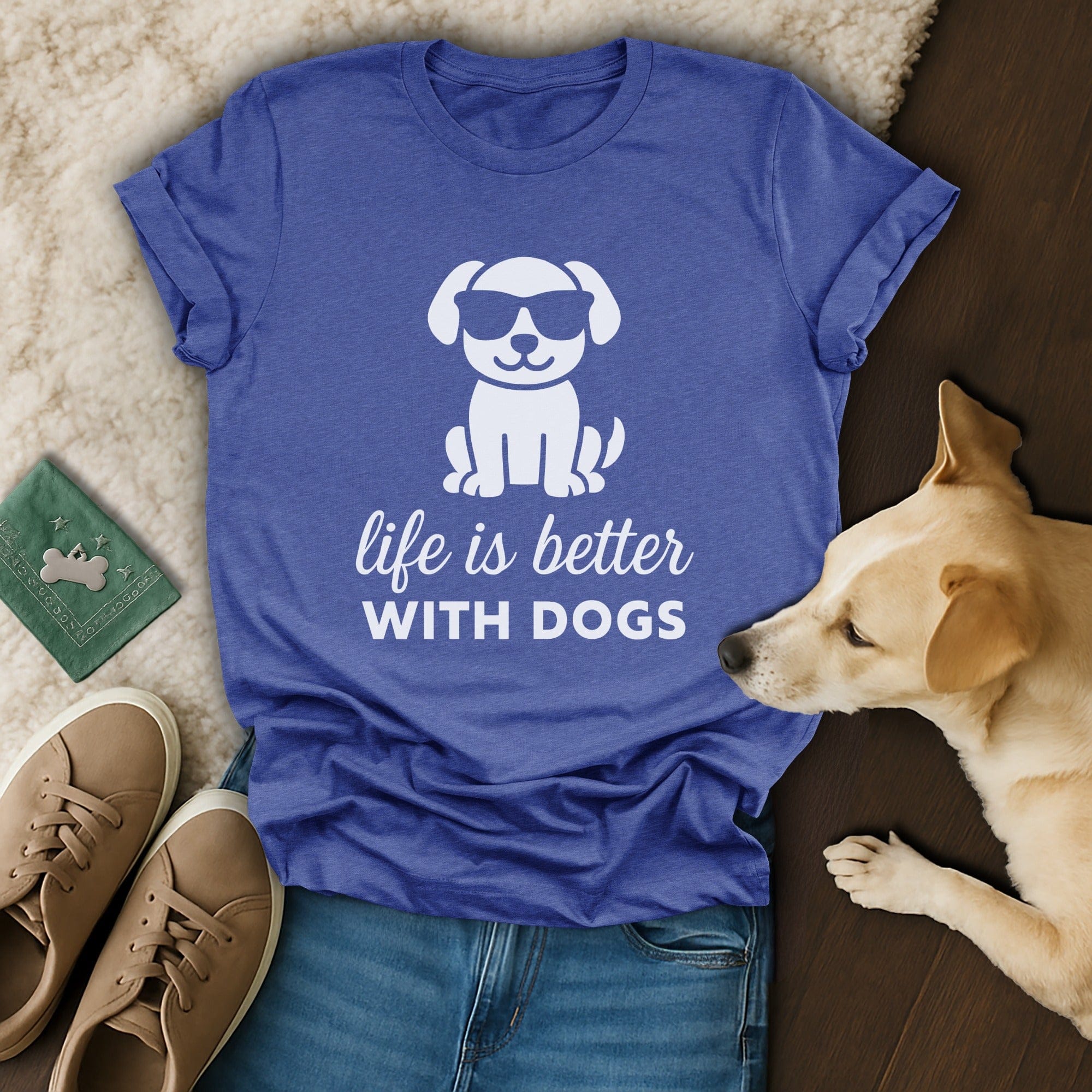 Life is Better With Dogs 🐶 T-Shirt