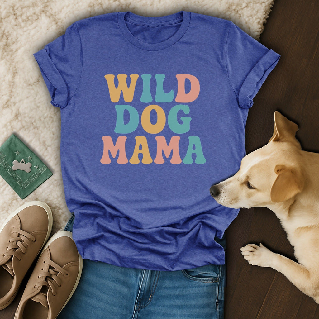 Wild Dog Mama T-Shirt 💚🐾💙