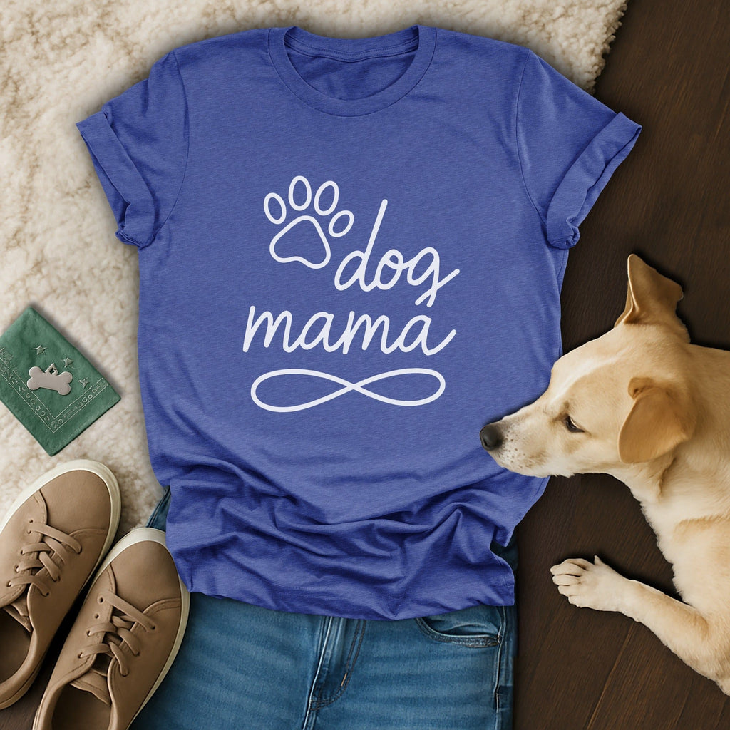 Cute Dog Mama Paw T-Shirt 🐾🐕