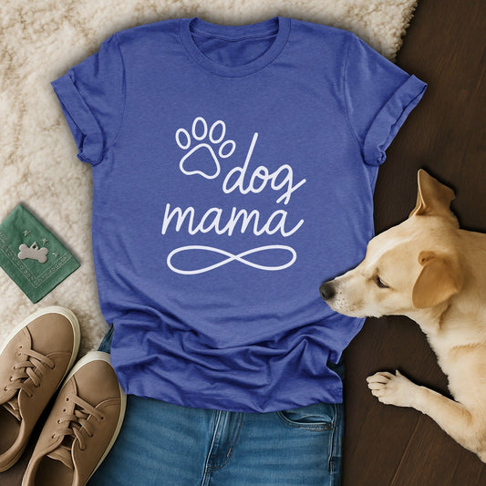 Cute Dog Mama Paw T-Shirt 🐾🐕