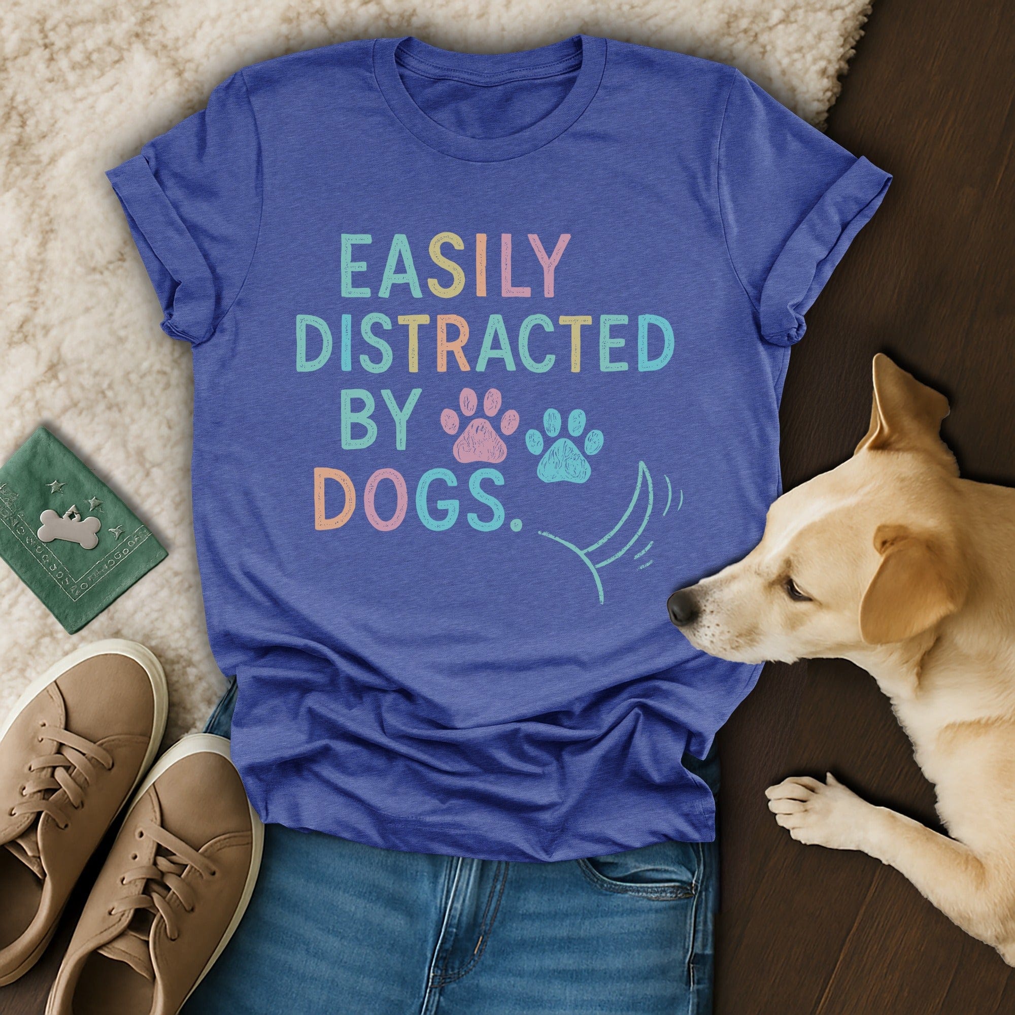 Easily Distracted 🐶🐶 T-Shirt