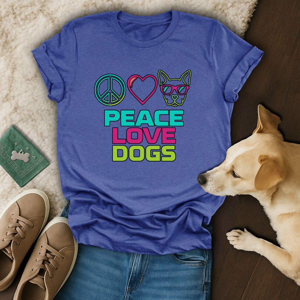 Peace Love Dogs T-Shirt ✌️❤️🐶
