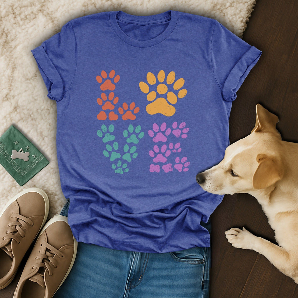 Love Paw Prints T-Shirt 🐶