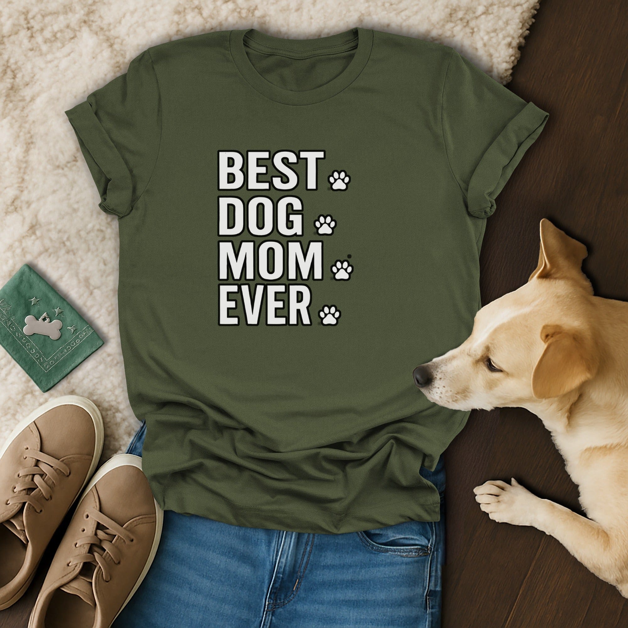 Best Dog Mom Ever T-Shirt 🐕