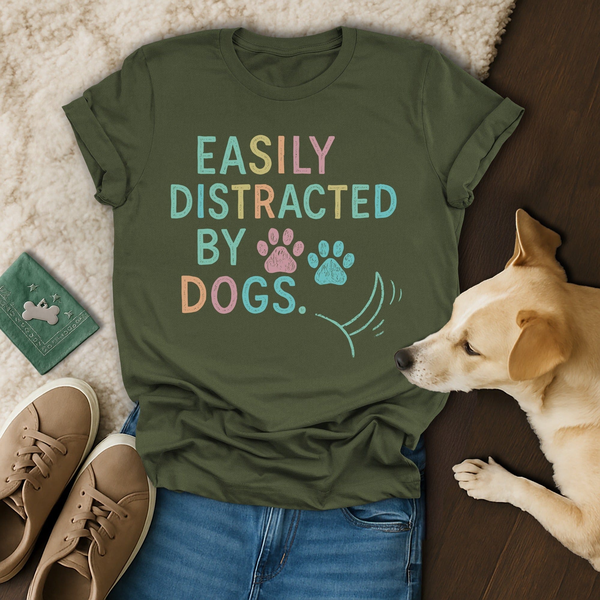 Easily Distracted 🐶🐶 T-Shirt