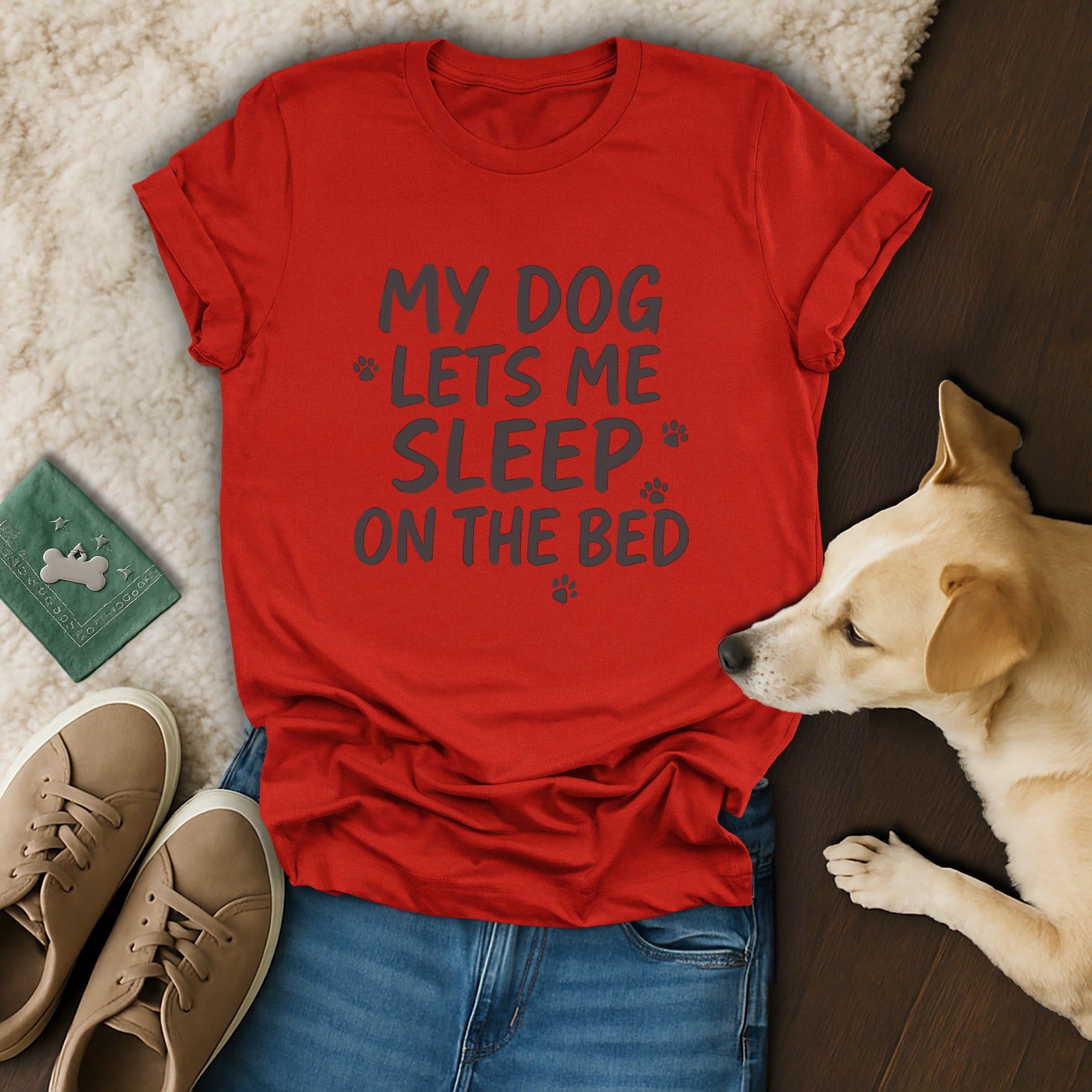 My Dog Lets Me Sleep On The Bed 🐶