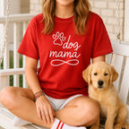 Cute Dog Mama Paw T-Shirt 🐾🐕