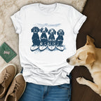 Surfing Dachshunds T-Shirt 🐕