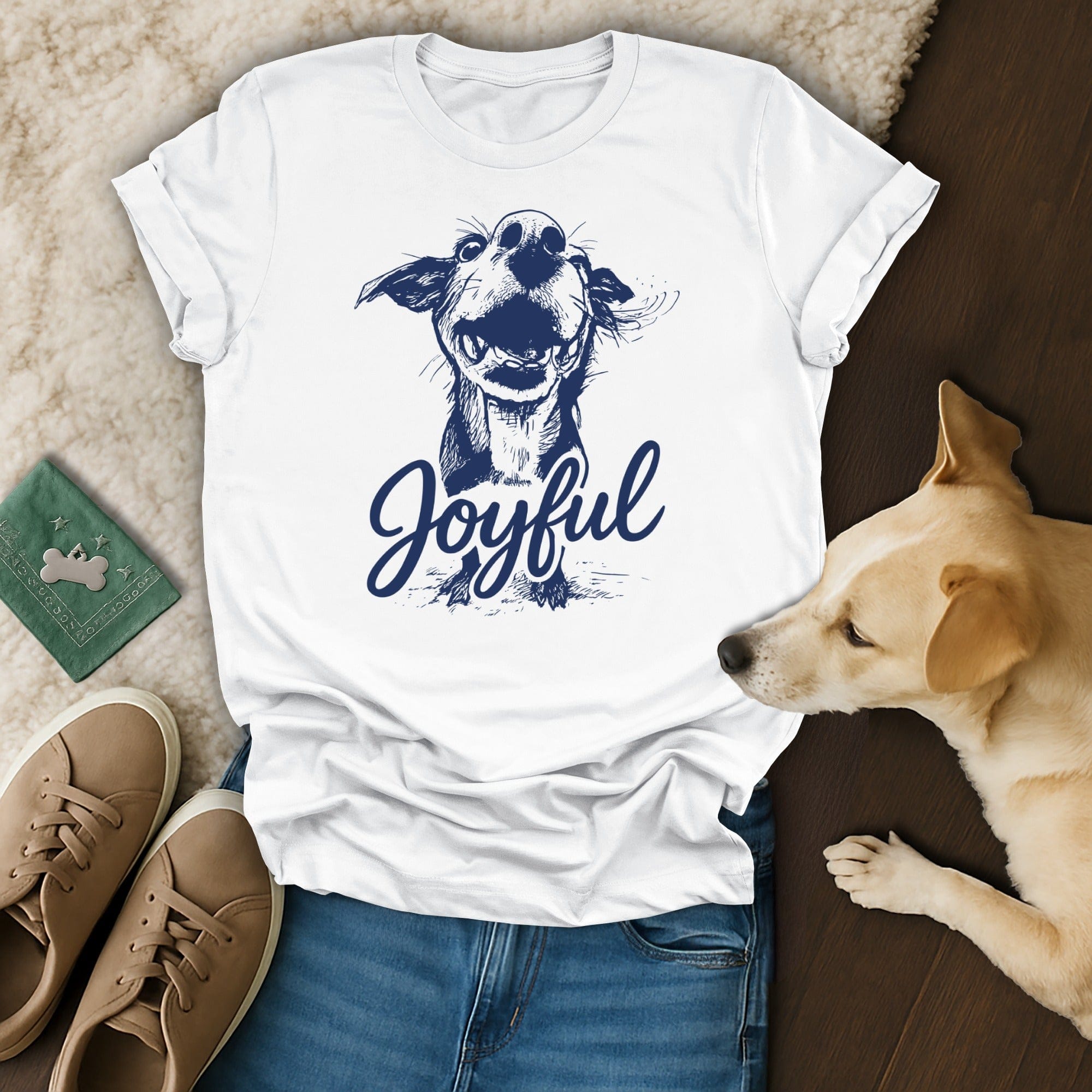 Joyful Dog T-Shirt 🐶🦴