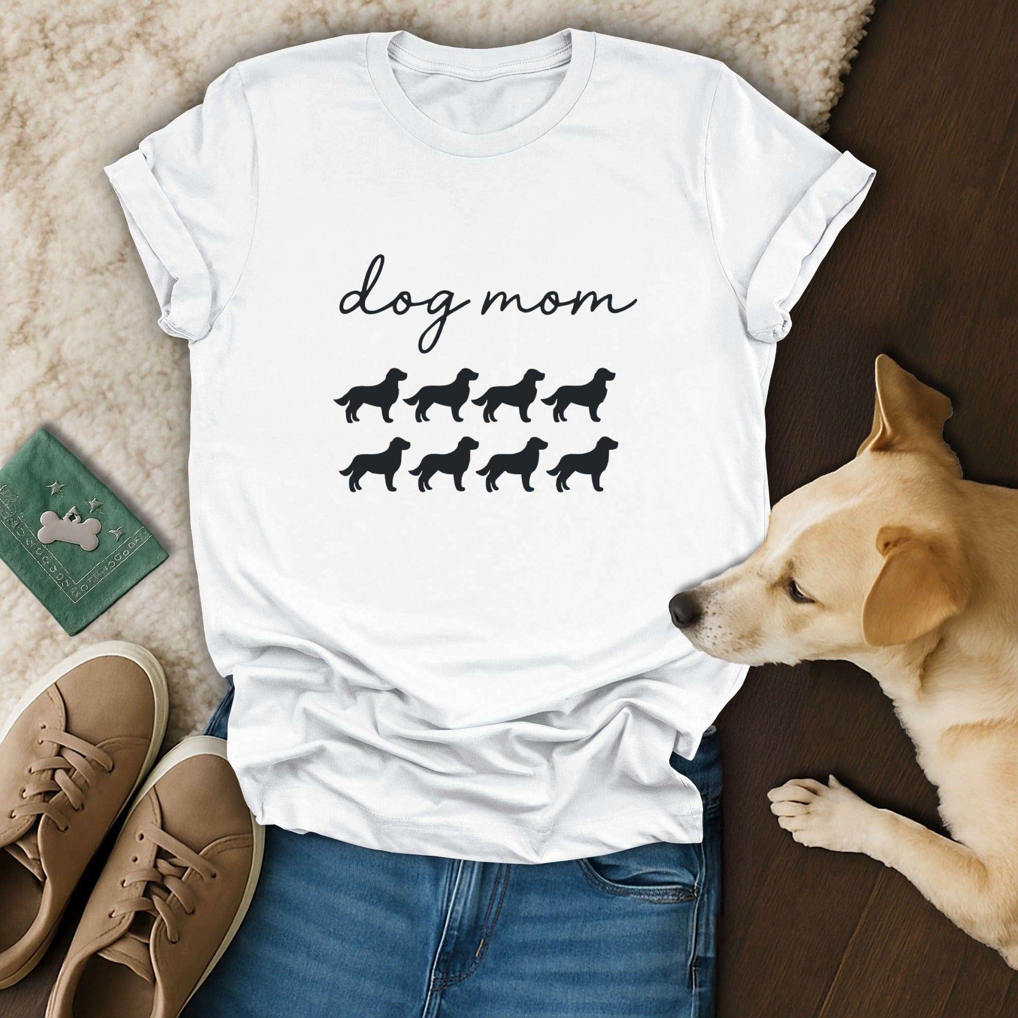 Cute Dog Mom T-Shirt 💜🐶