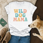 Wild Dog Mama T-Shirt 💚🐾💙