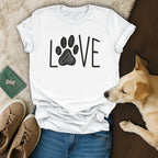 Dog Love Paw T-Shirt ❤️