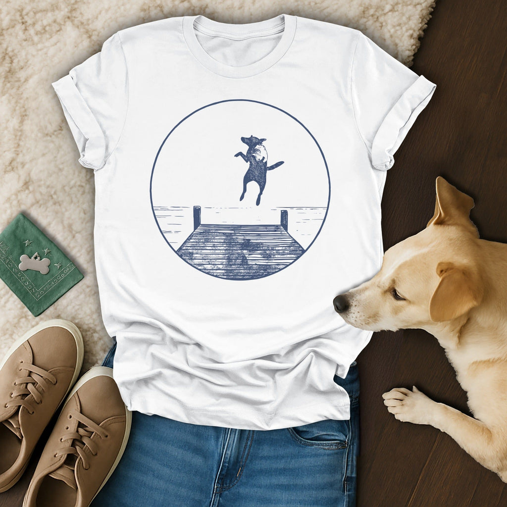 Leaping Dog T-Shirt  🐾