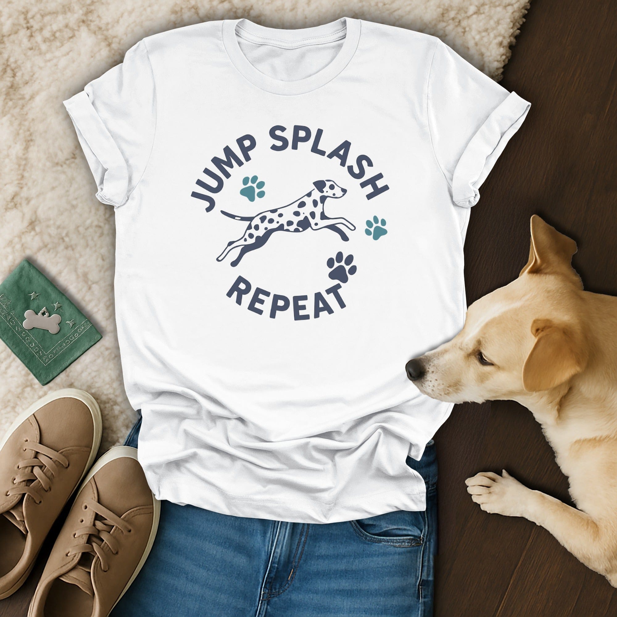 Jump Splash Repeat T-shirt 🐶