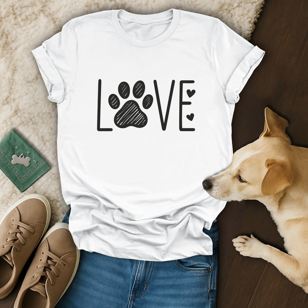 Paw Print T-Shirt 🐾🤍