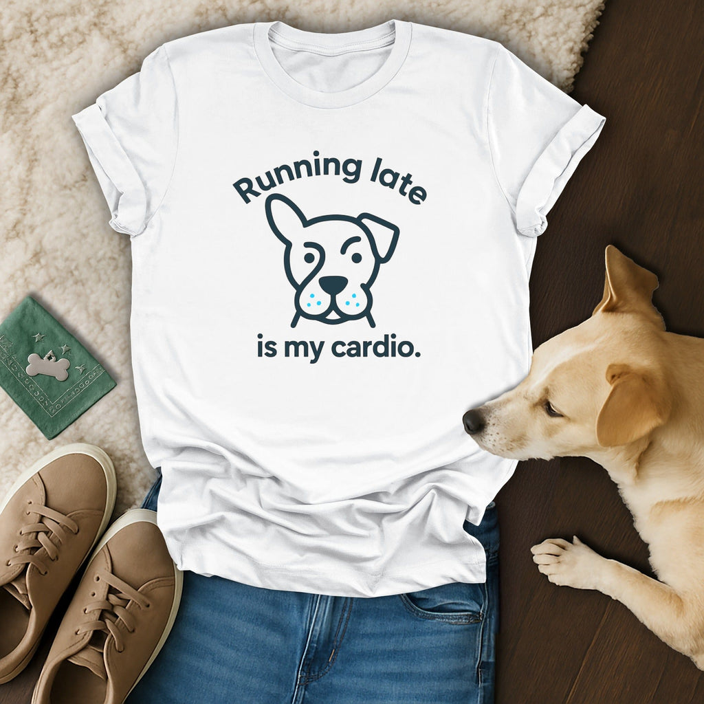 Running Late Is My Cardio T-Shirt  🏃‍♂️🐾