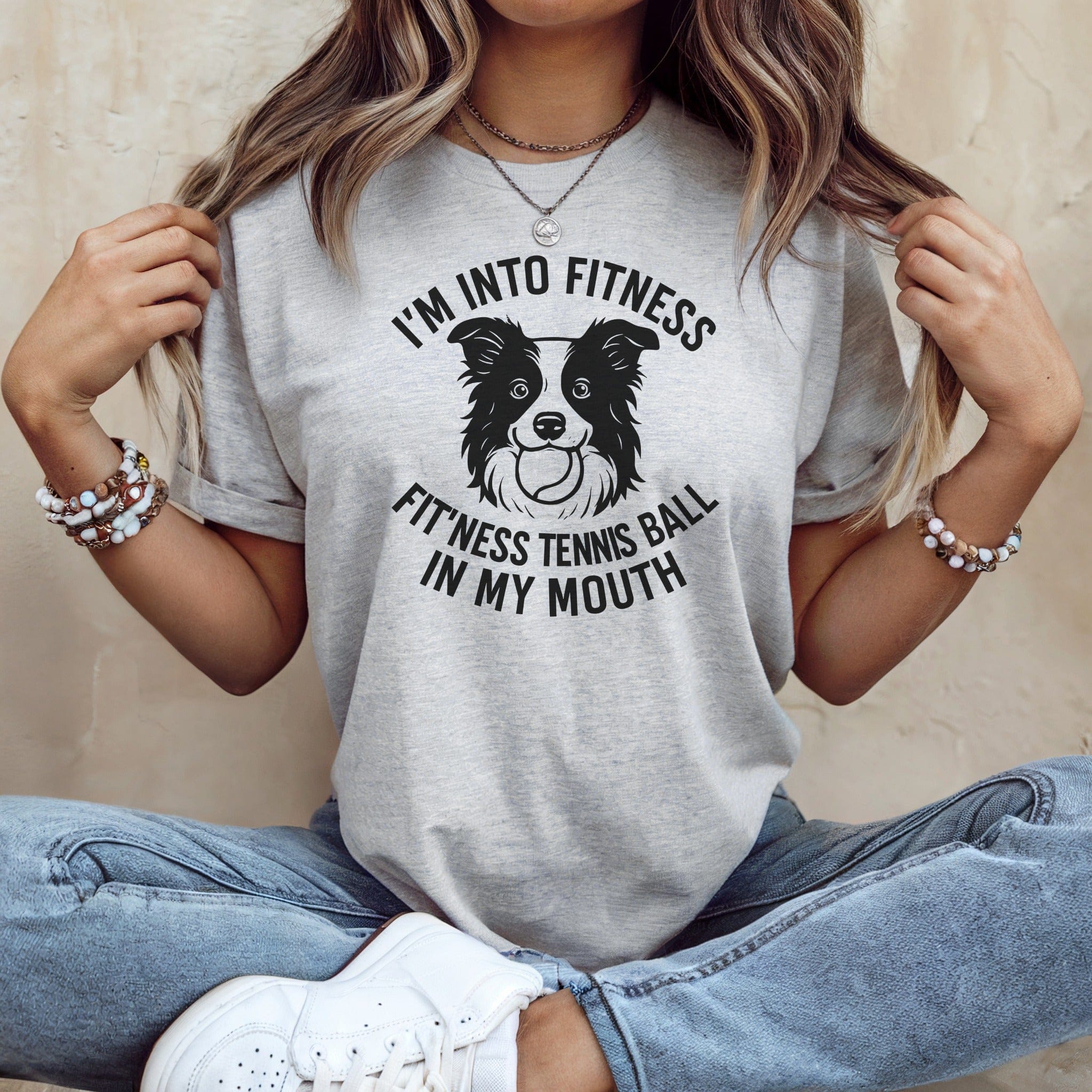 I'm Into Fitness Fitness Tennis Ball In My Mouth T-shirt