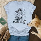 Shake It Off Shirt with Adorable French Bulldog Print