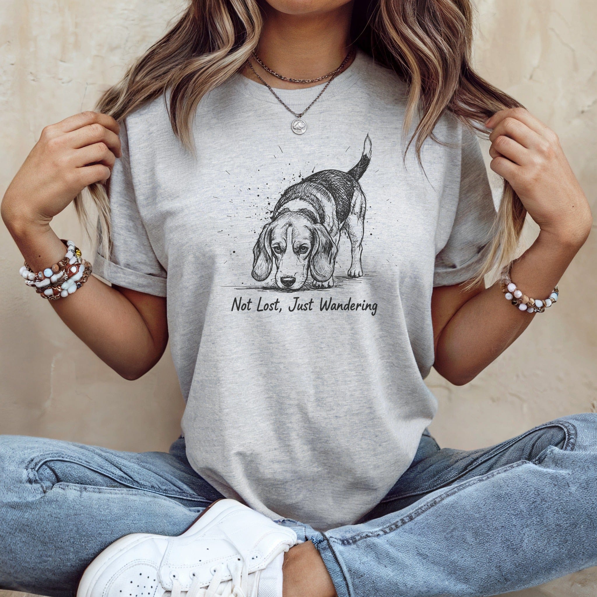 Not Lost Just Wandering 🐶 T-Shirt