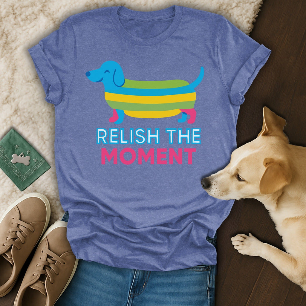 Relish the Moment Colorful Dachshund T-Shirt