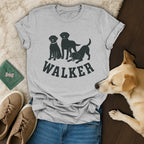 Walker Graphic T-Shirt with Three Dogs Design