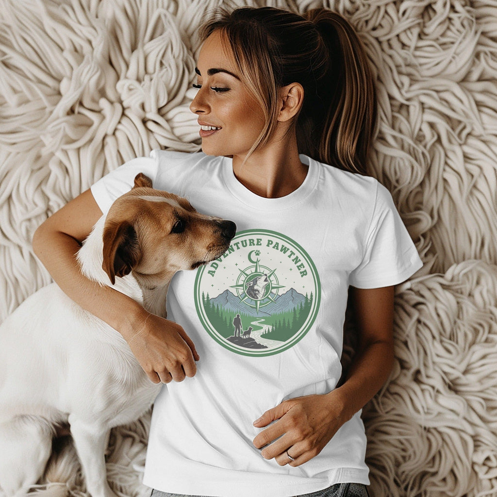 Adventure Pawtner Compass Dog Lover T-Shirt