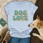 Retro Dog Love T-Shirt 🌻🐕