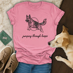 Jumping Through Hoops German Shepherd T-Shirt