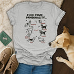 Find Your Pawsonality Dog Lovers Shirt Fun Tee