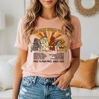 T-shirt graphic with dogs and "Dog Park World Tour" text.