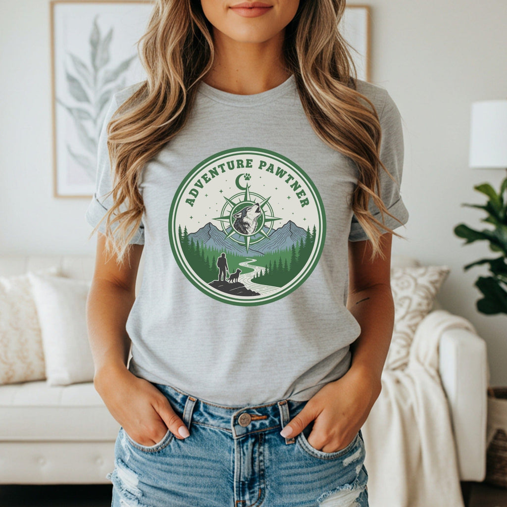 Adventure Pawtner Graphic Tee for Outdoor Enthusiasts