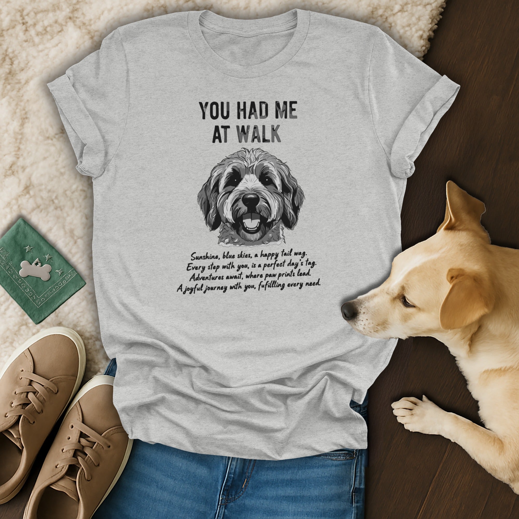 You Had Me at Walk Dog Graphic T-Shirt Product