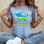 Nice Drip Colorful Dog Graphic T-shirt