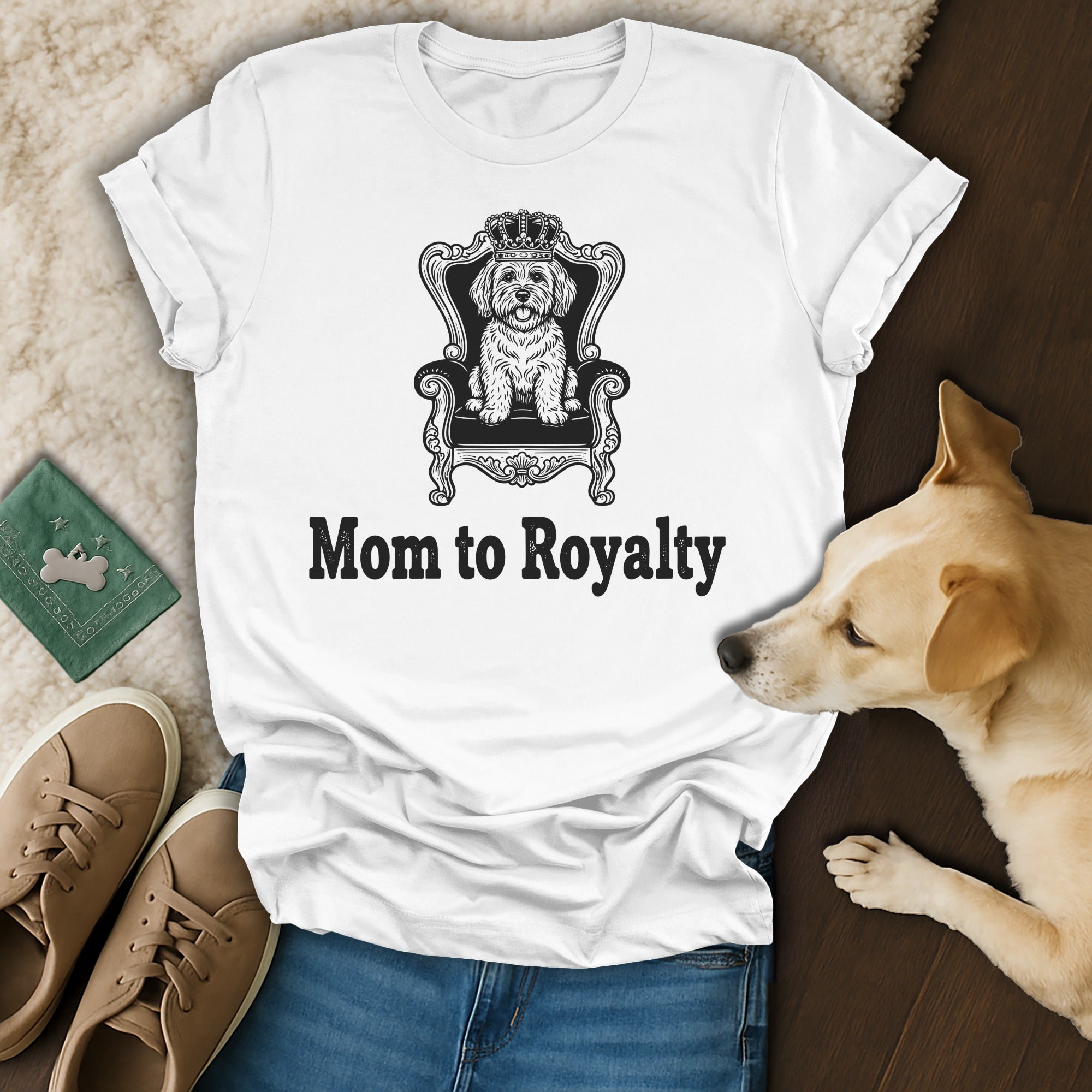 Mom to Royalty Dog Mom T-Shirt for Pet Lovers