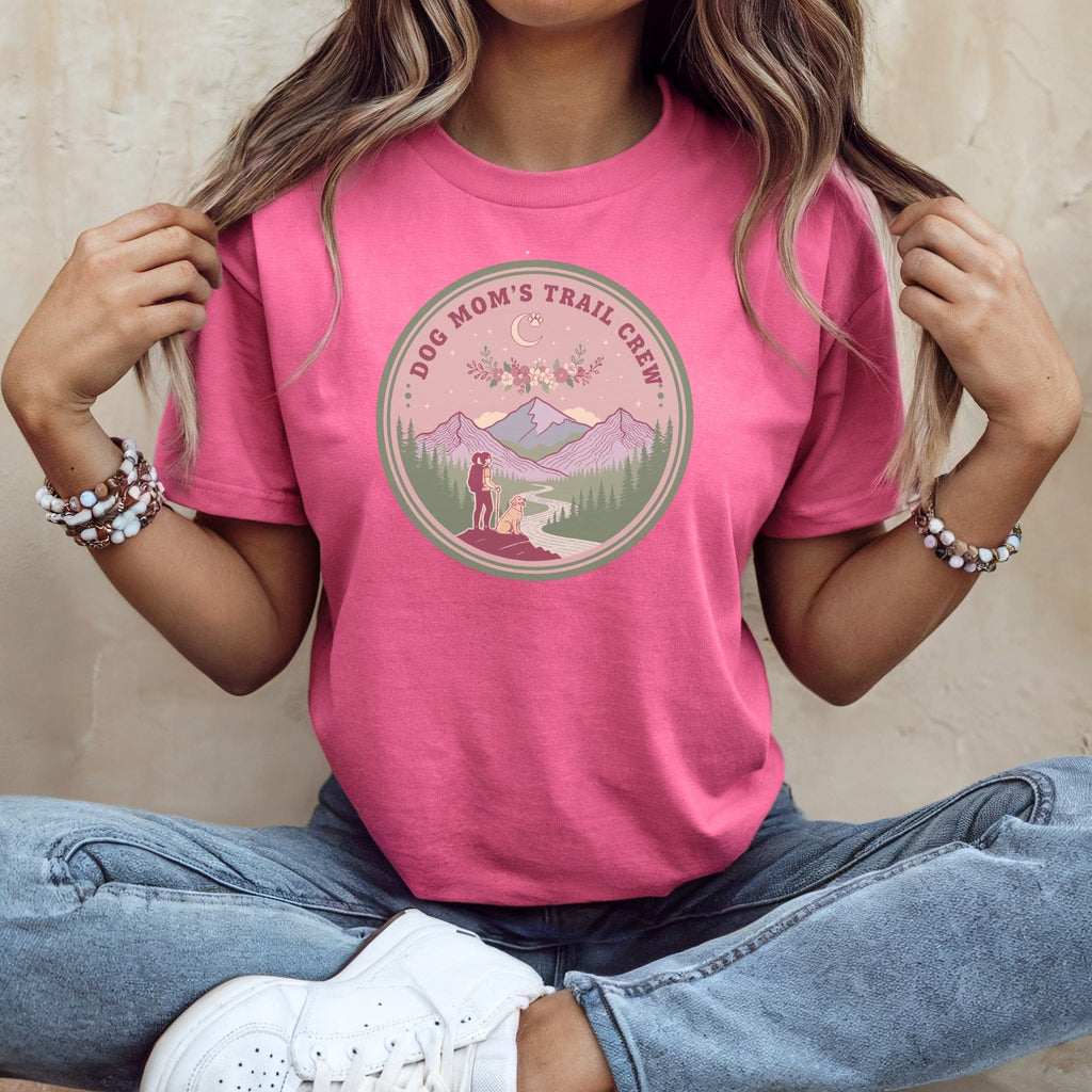 Dog Mom's Trail Crew Mountain Hiking Shirt
