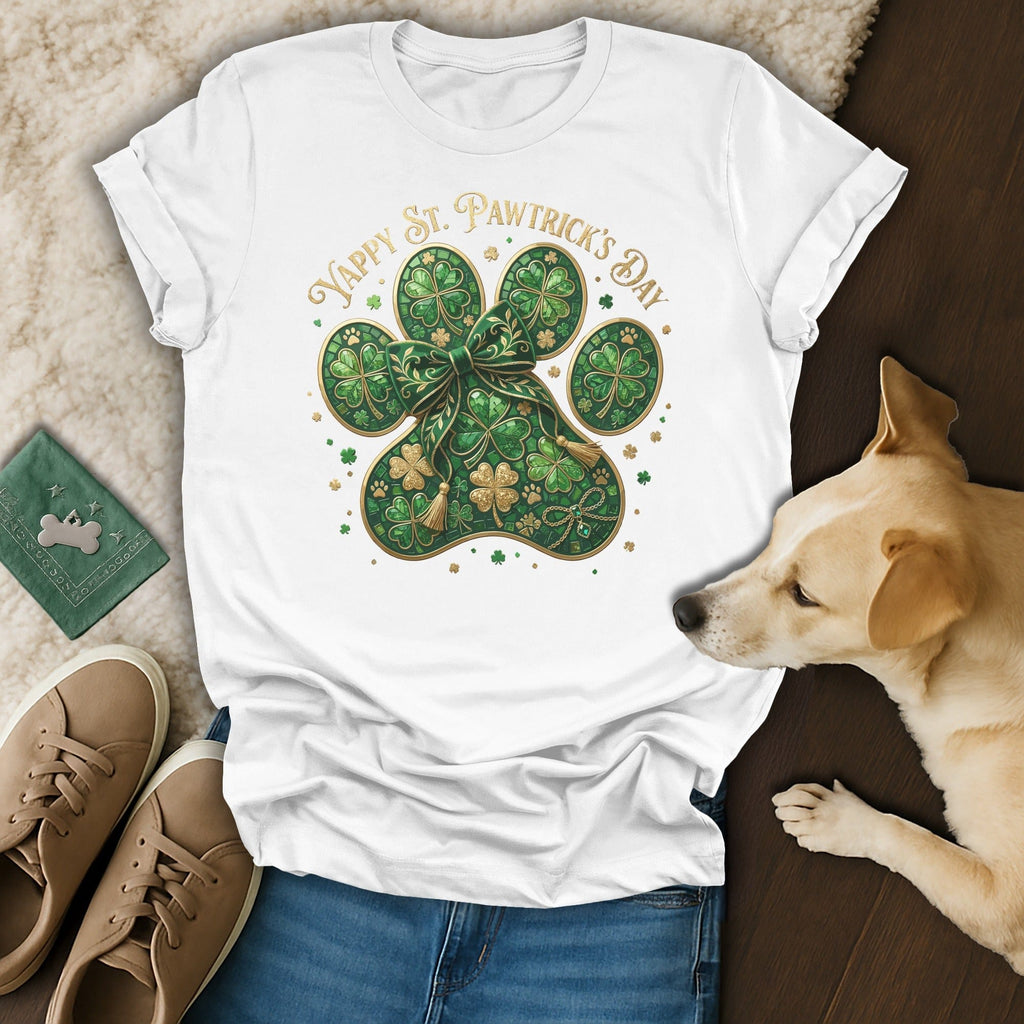 Happy St. Pawtrick's Day T-Shirt Perfect for Dog Lovers