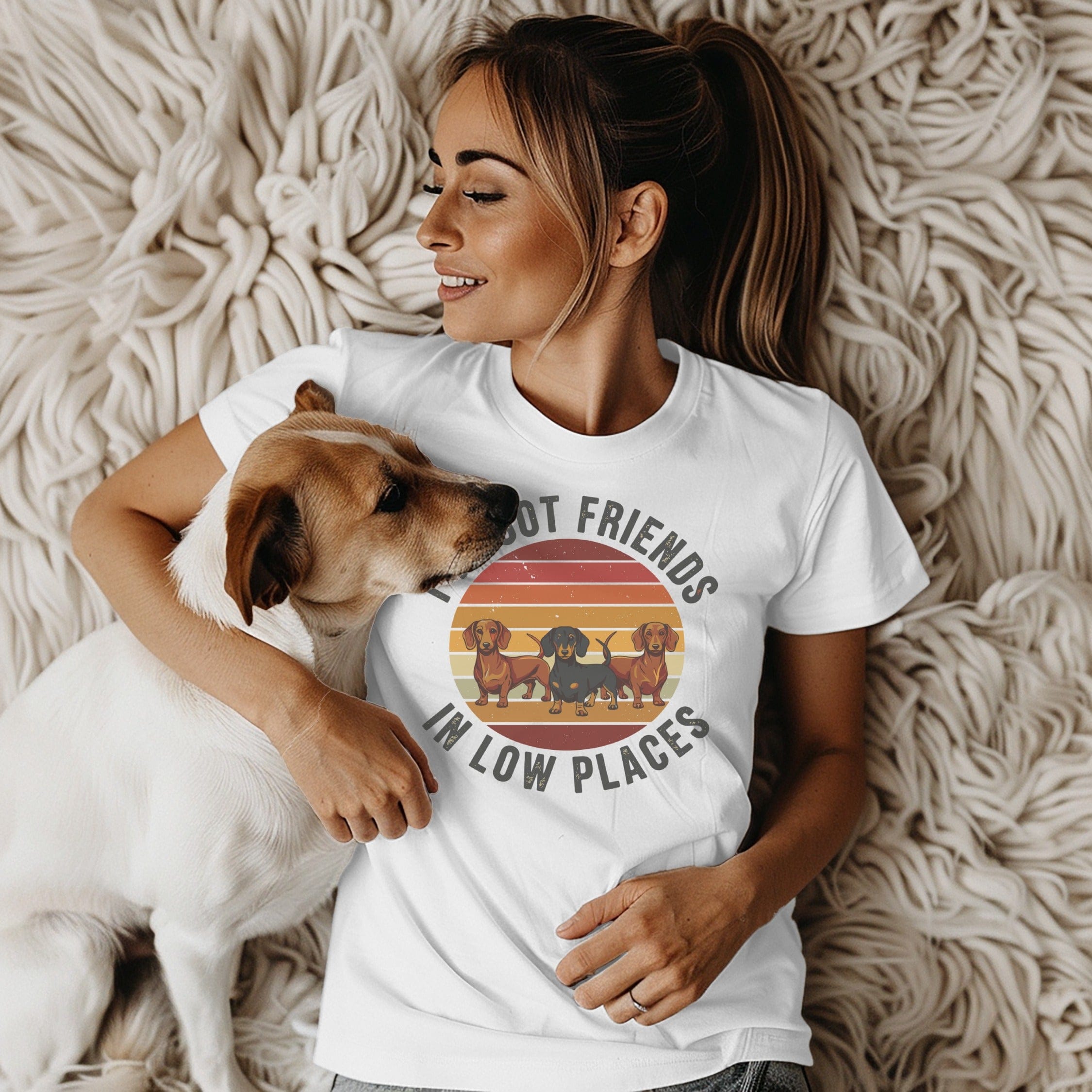 Got Friends In Low Places Dachshund T-Shirt