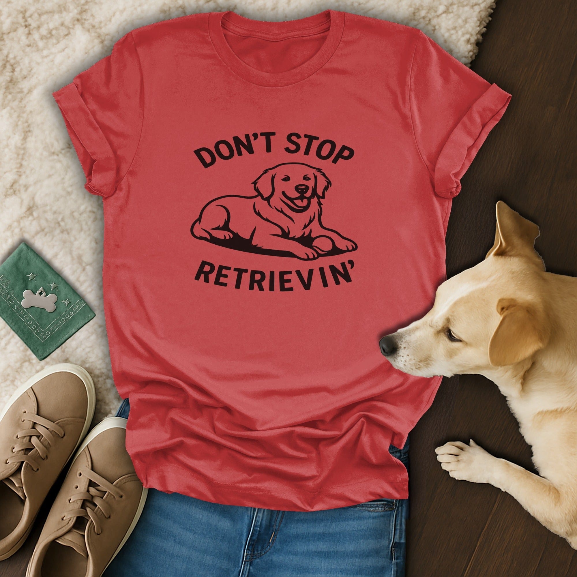 Don't Stop Retrievin' Cute Dog Lover T-shirt