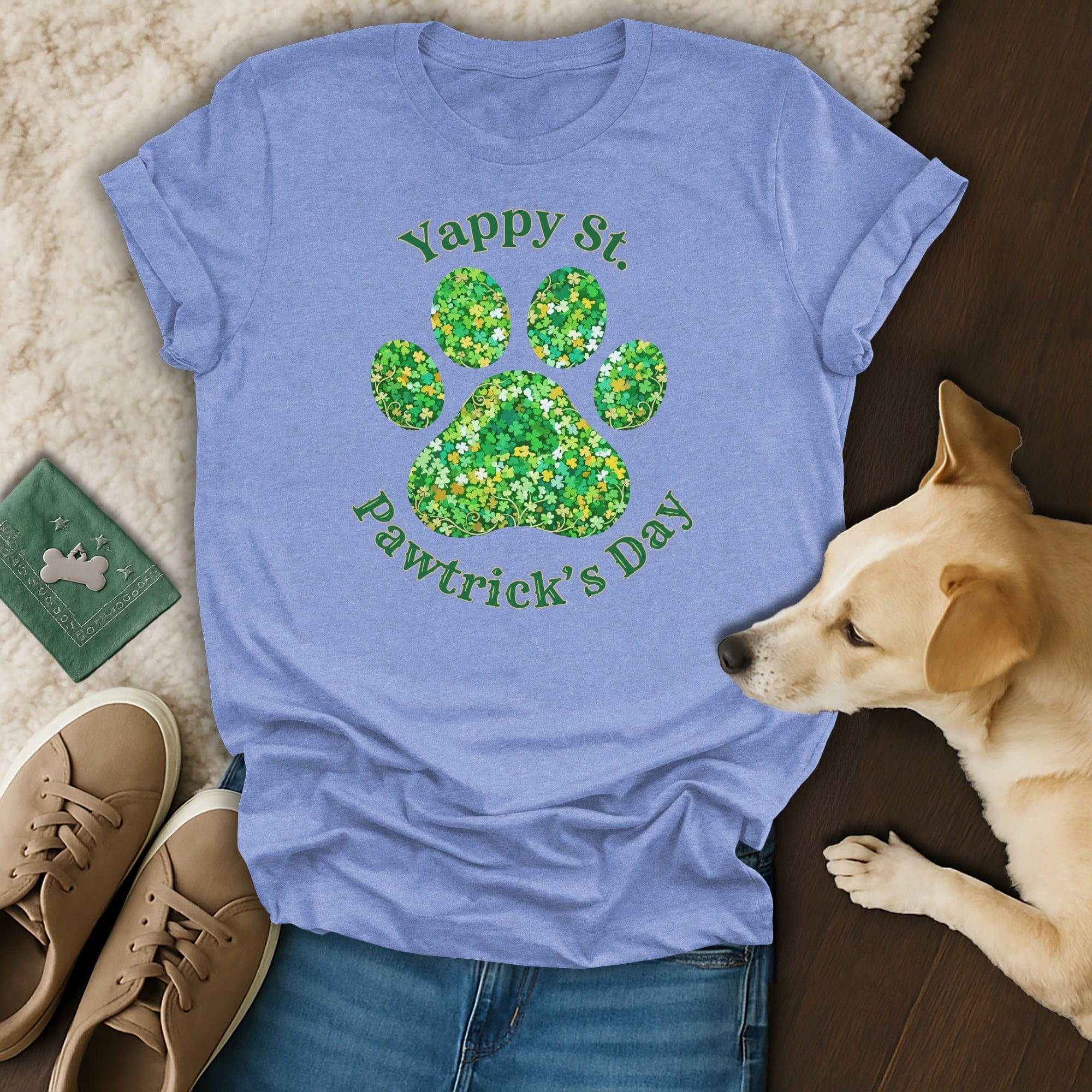 Yappy St. Pawtrick's Day Dog Theme Holiday Shirt