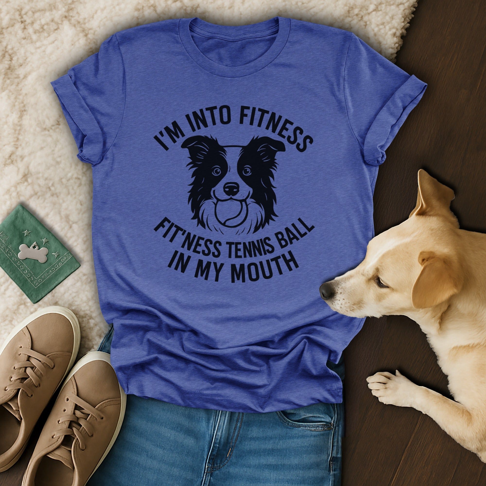I'm Into Fitness Tennis Ball In My Mouth T-shirt