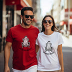 His Golden Majesty Graphic Lion T-Shirt Casual Wear