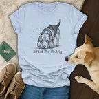 Not Lost Just Wandering 🐶 T-Shirt