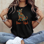 Bow-Tiful Dog Design Bows Pattern T-shirt product type